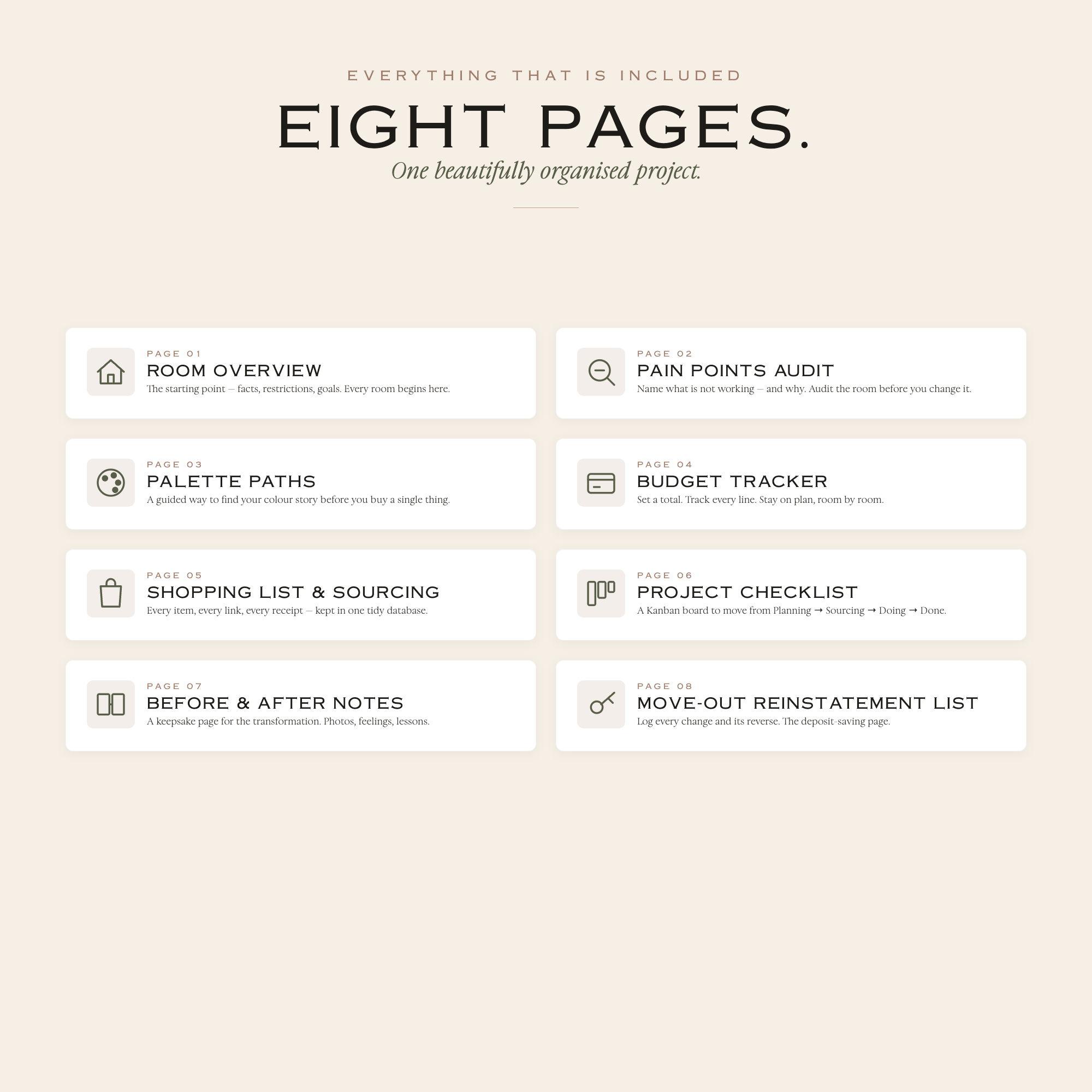Room Redecoration Planner — Notion Template for Renters - Image 10