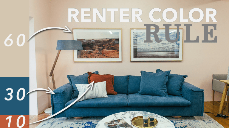 The 60-30-10 Rule: The Only Colour Theory Renters Actually Need