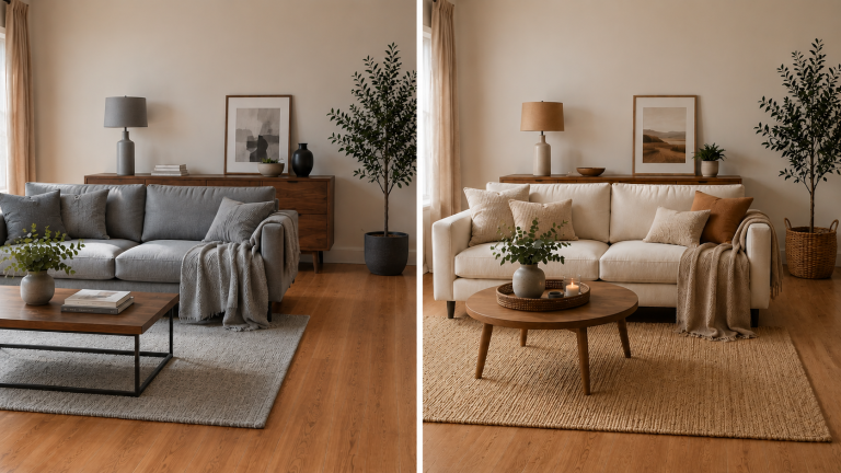 Stop Fighting Your Ugly Rental Floors — Do This Instead
