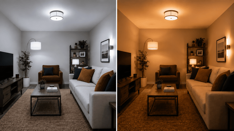 rental home lighting